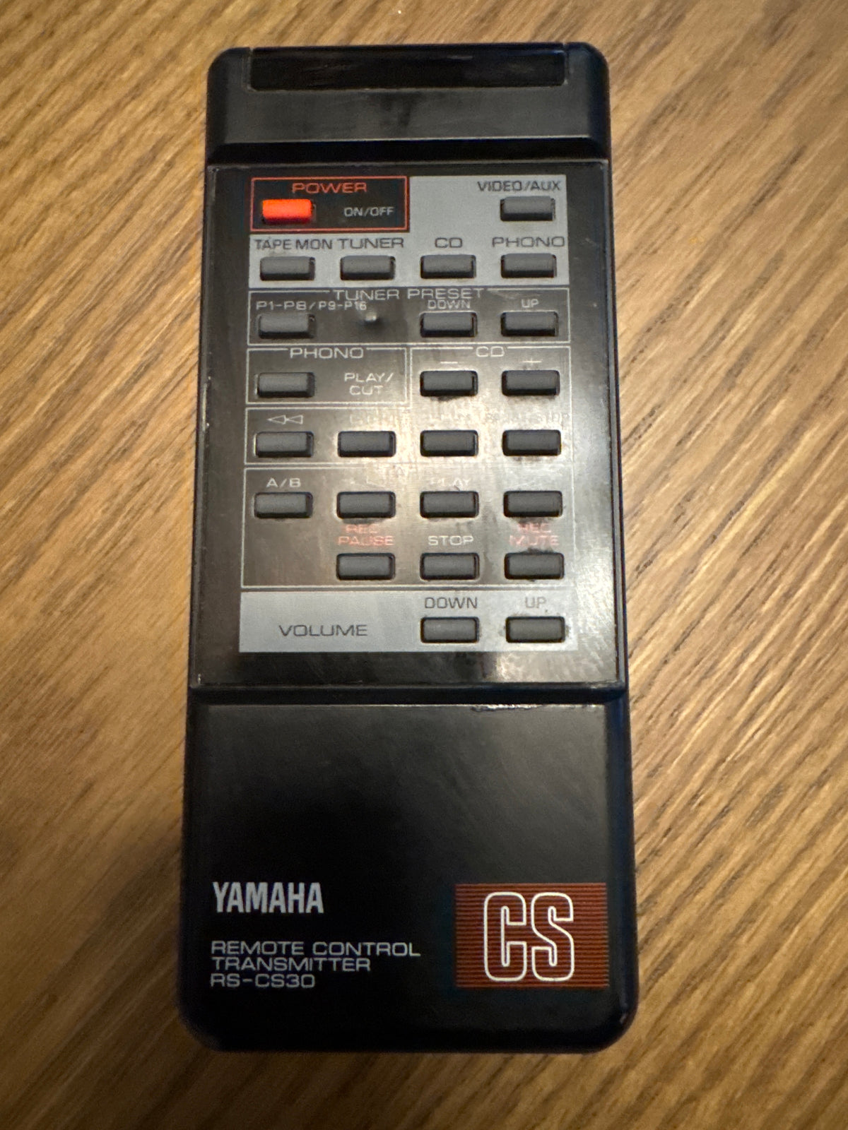 Yamaha RS-CS30 OEM System Remote Control — photo 2