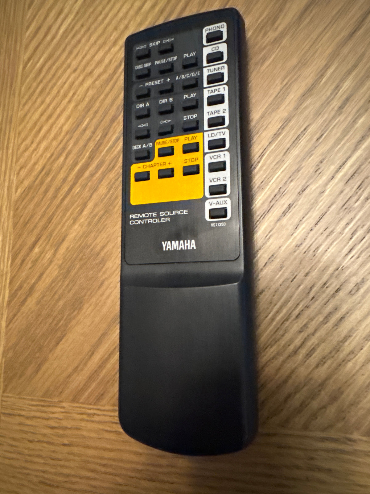 Yamaha Remote Source Controller VS71350 OEM — front view