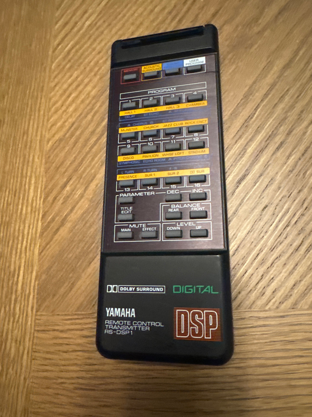 Yamaha RS-DSP1 OEM Remote Control — DSP-1 Processor, Rare — photo 3