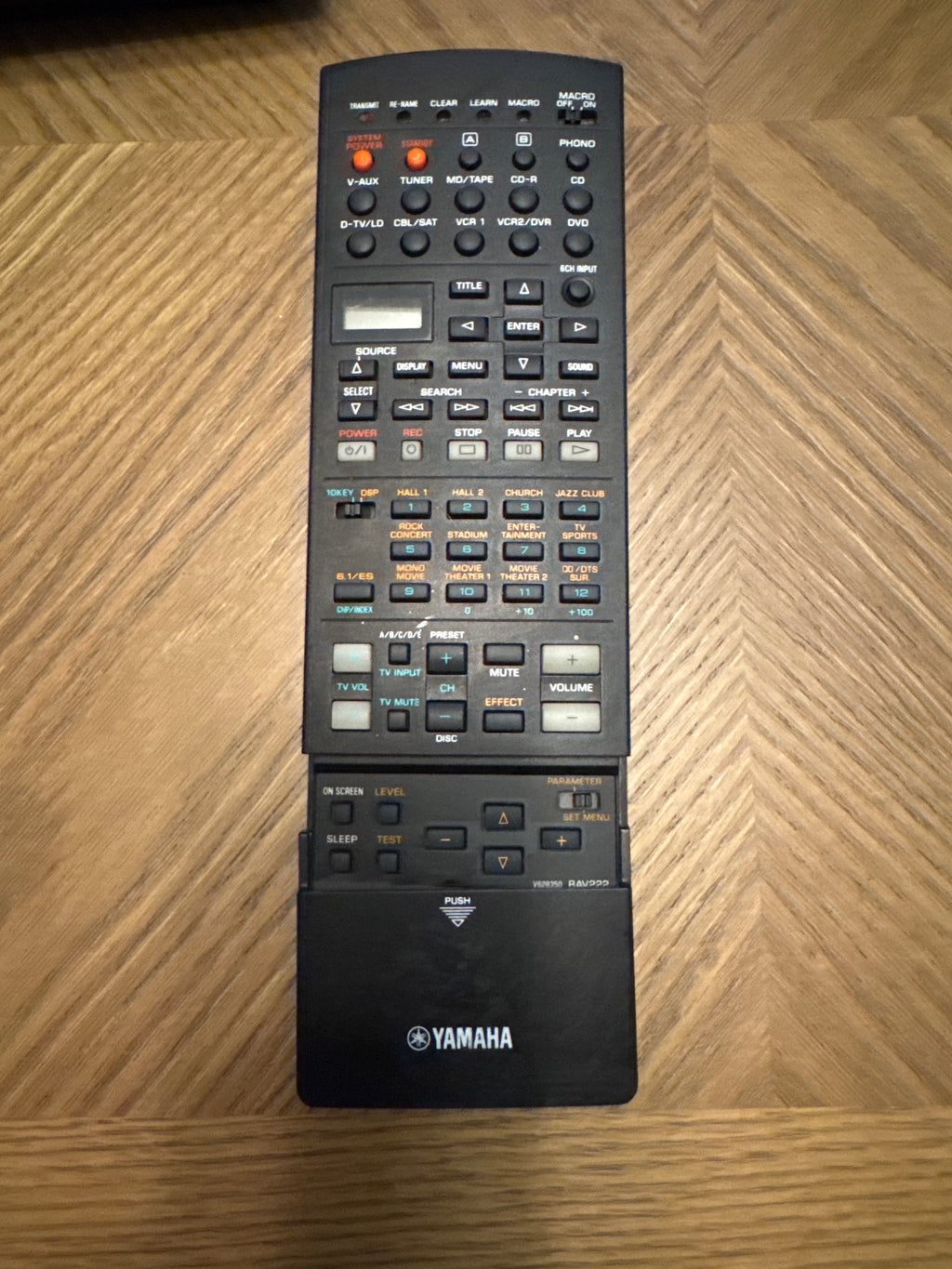 Yamaha RAV222 OEM Learning Remote Control V699350 — photo 2