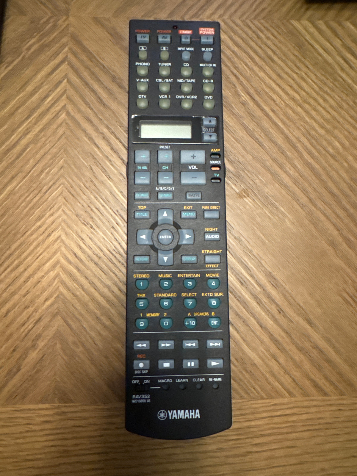 Yamaha RAV352 OEM Remote Control WD10850 — photo 2