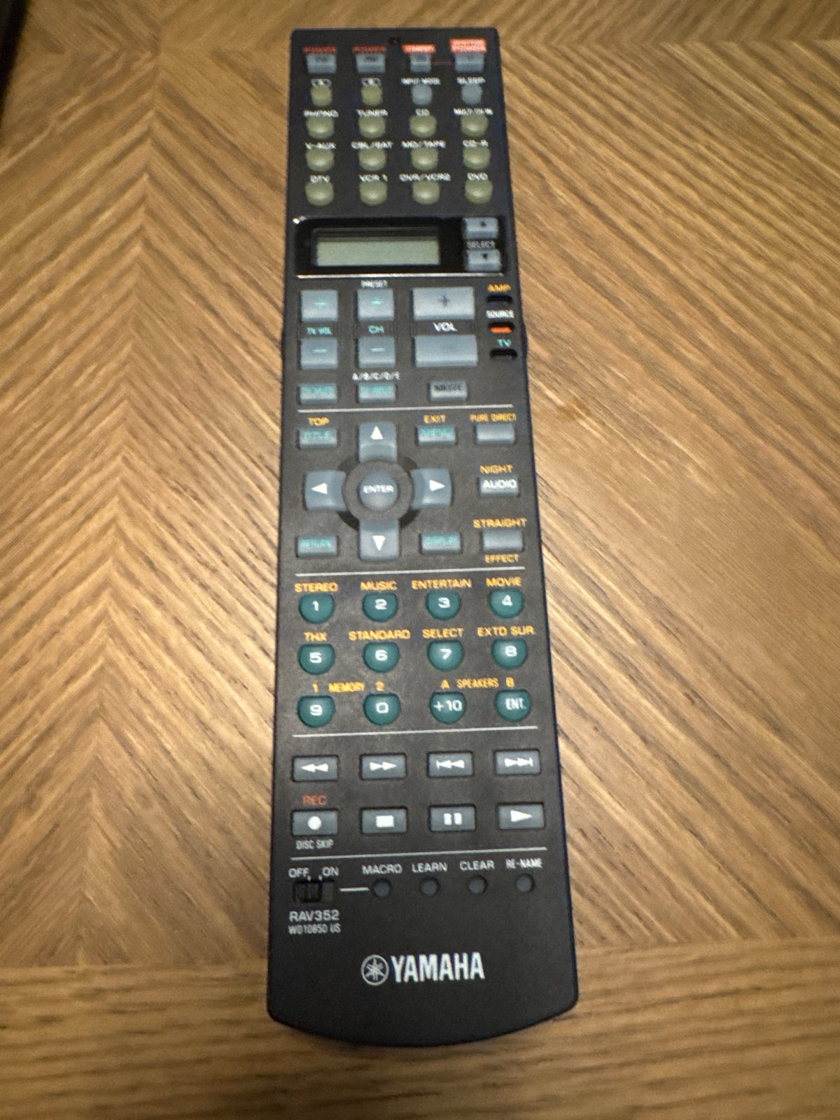Yamaha RAV352 OEM Remote Control WD10850 — photo 3