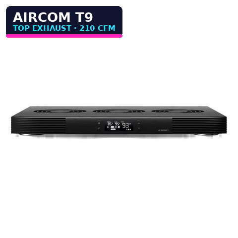 AC Infinity AIRCOM T9 — front view