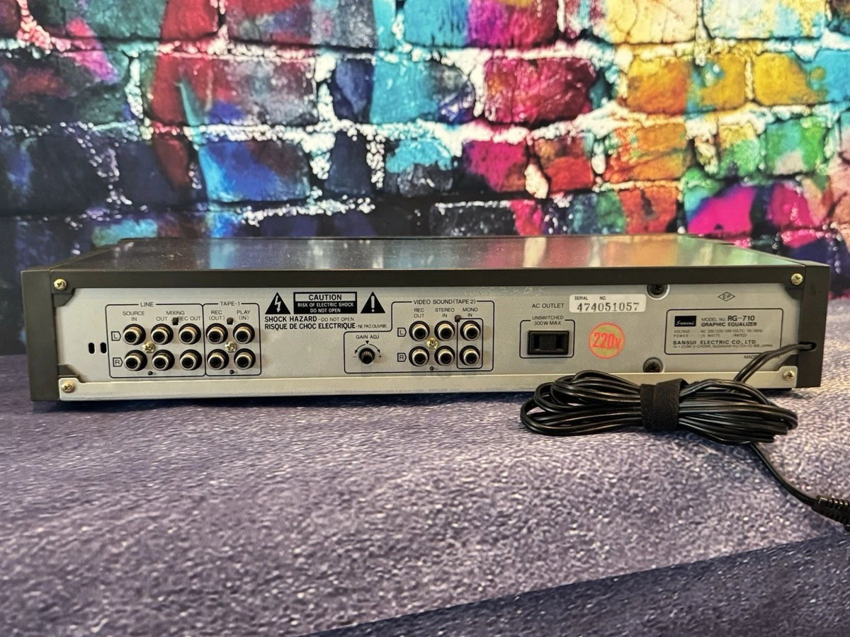 Sansui RG-710 Stereo Graphic Equalizer — photo 6