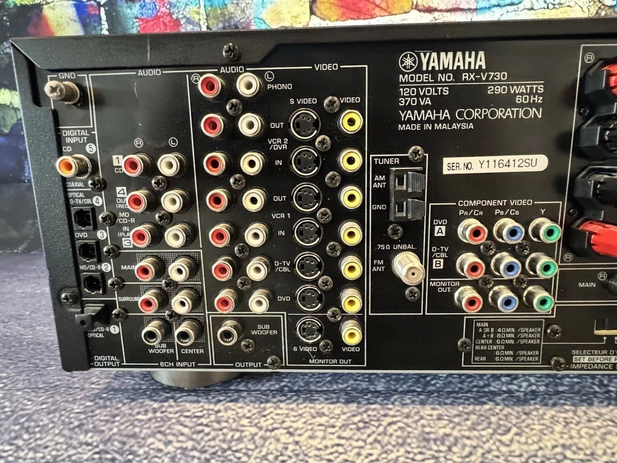 Yamaha RX-V730 A/V Receiver — photo 4