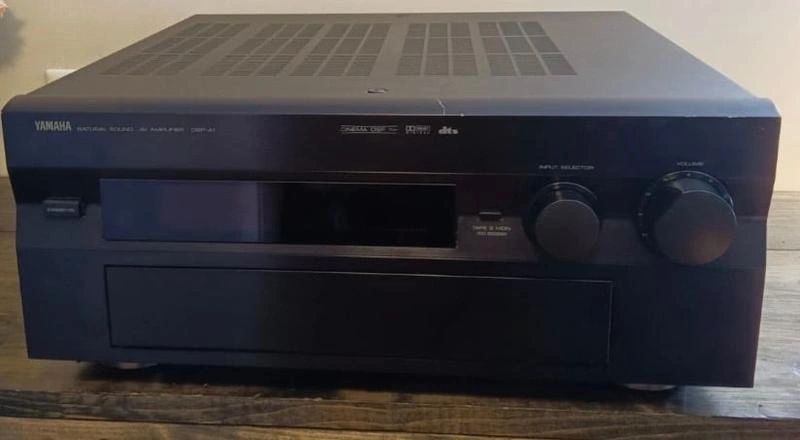 Yamaha DSP-A1 Flagship and RAV-2000 NIB Remote — front view